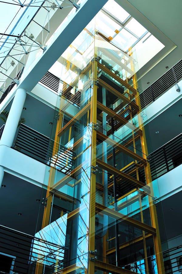 As a round lift manufacturer we provide custom elevators to museums special elevators with huge automatic doors