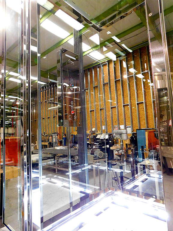 Glass elevators manufacture