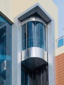 Elevator shaft designed, manufactured and installed by Roys Rise elevator shaft manufacturing company