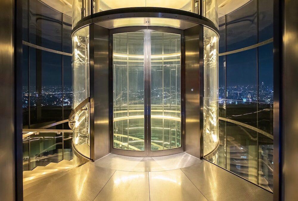 Round Glass elevator