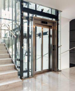 best luxury home elevators - square full glass elevator